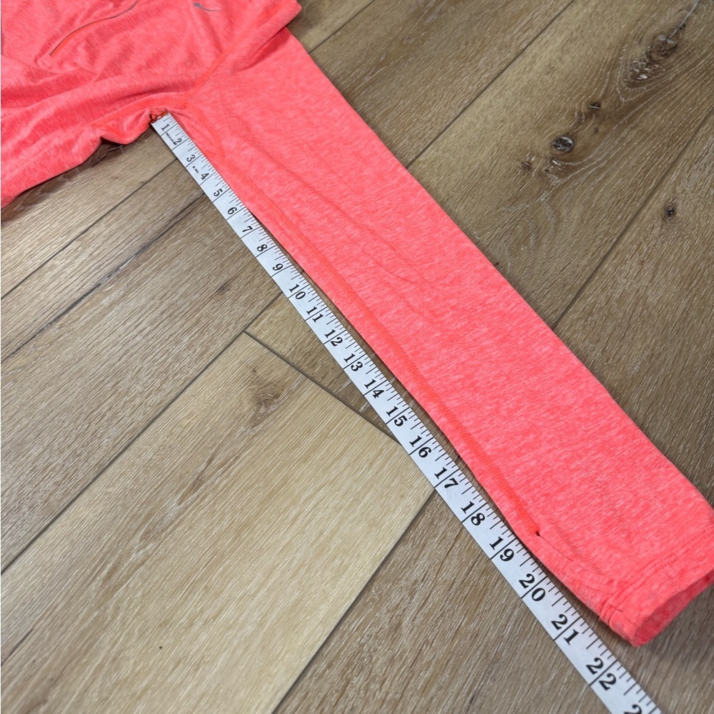 Nike Dri-Fit Quarter Zip Women's Heathered Orange Size Medium - Picture 8 of 11